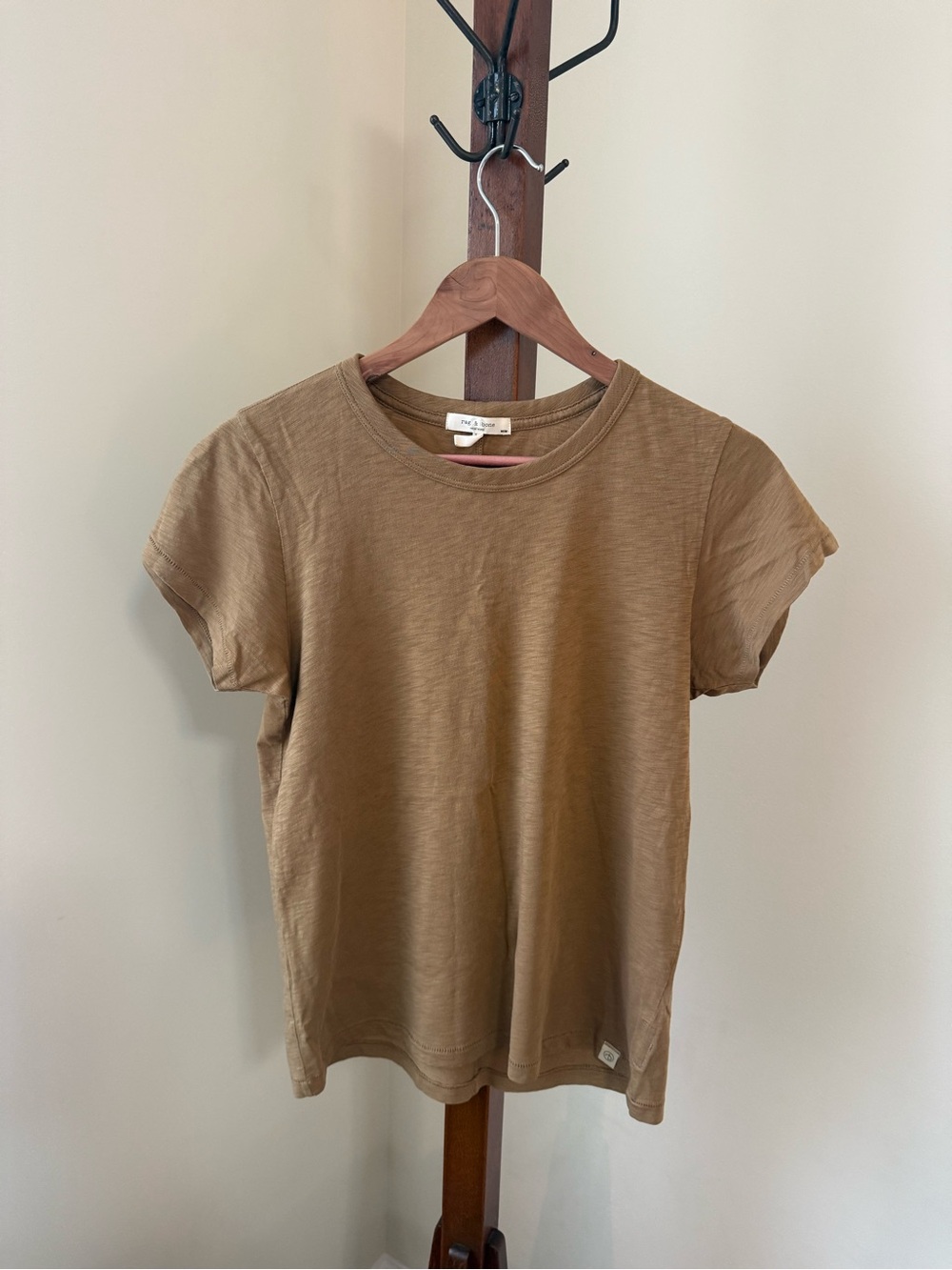 rag & bone Short Sleeve Crew Tee - Brown